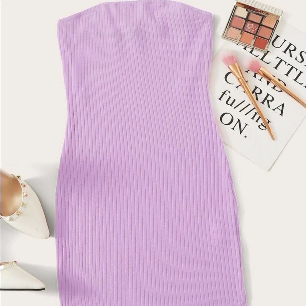 SHEIN lavender tube dress